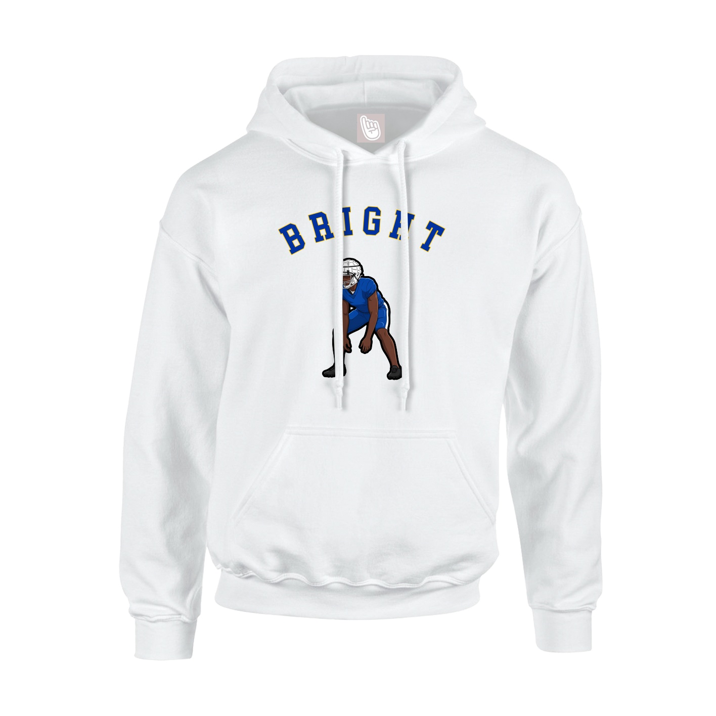 Hoodie — Shirsey Arch in White