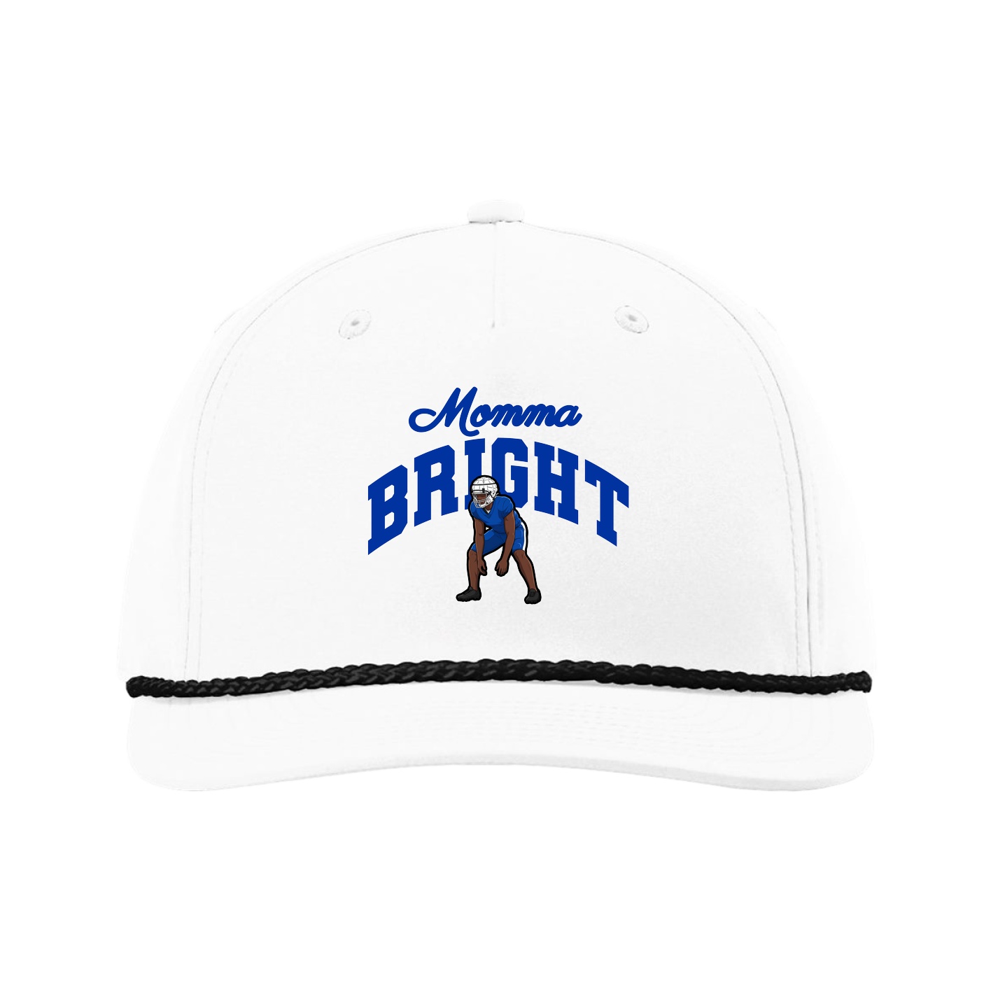 Five-Panel Classic Rope Cap — Mothers Day Arch in White