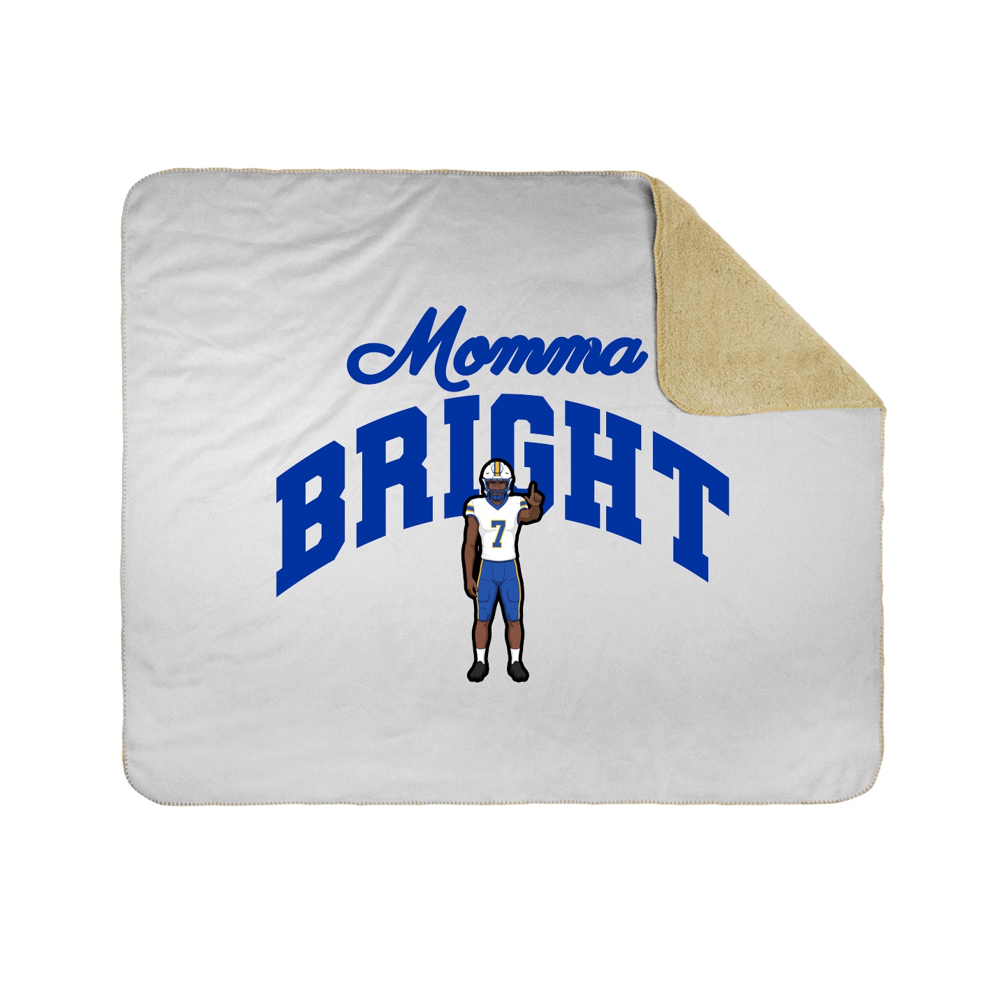 Throw Blanket — Mothers Day Arch in White