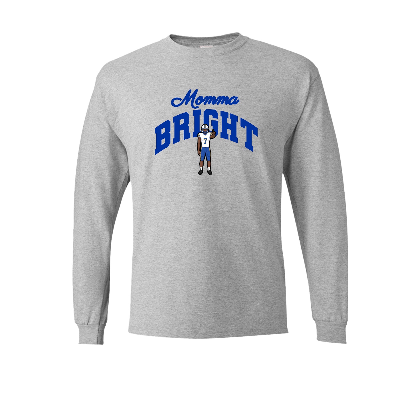 Long Sleeve Tee — Mothers Day Arch in Grey