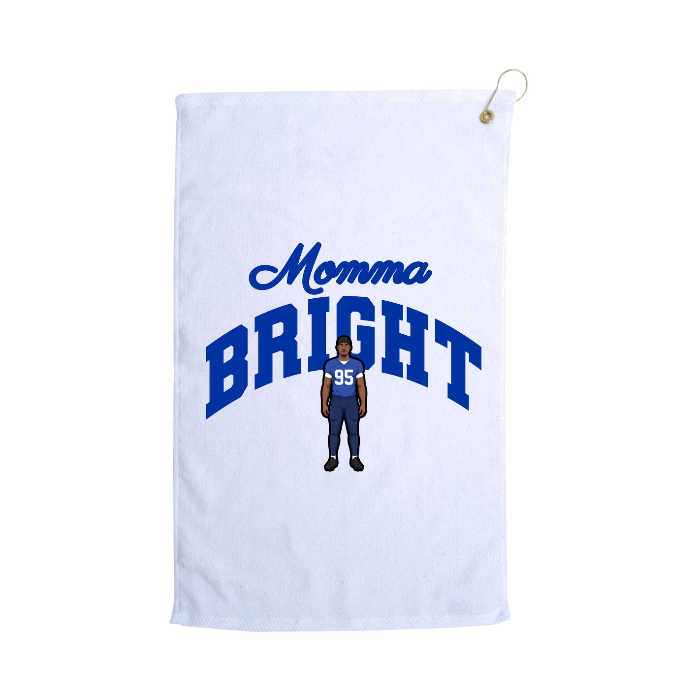 Golf Towel — Mothers Day Arch in White
