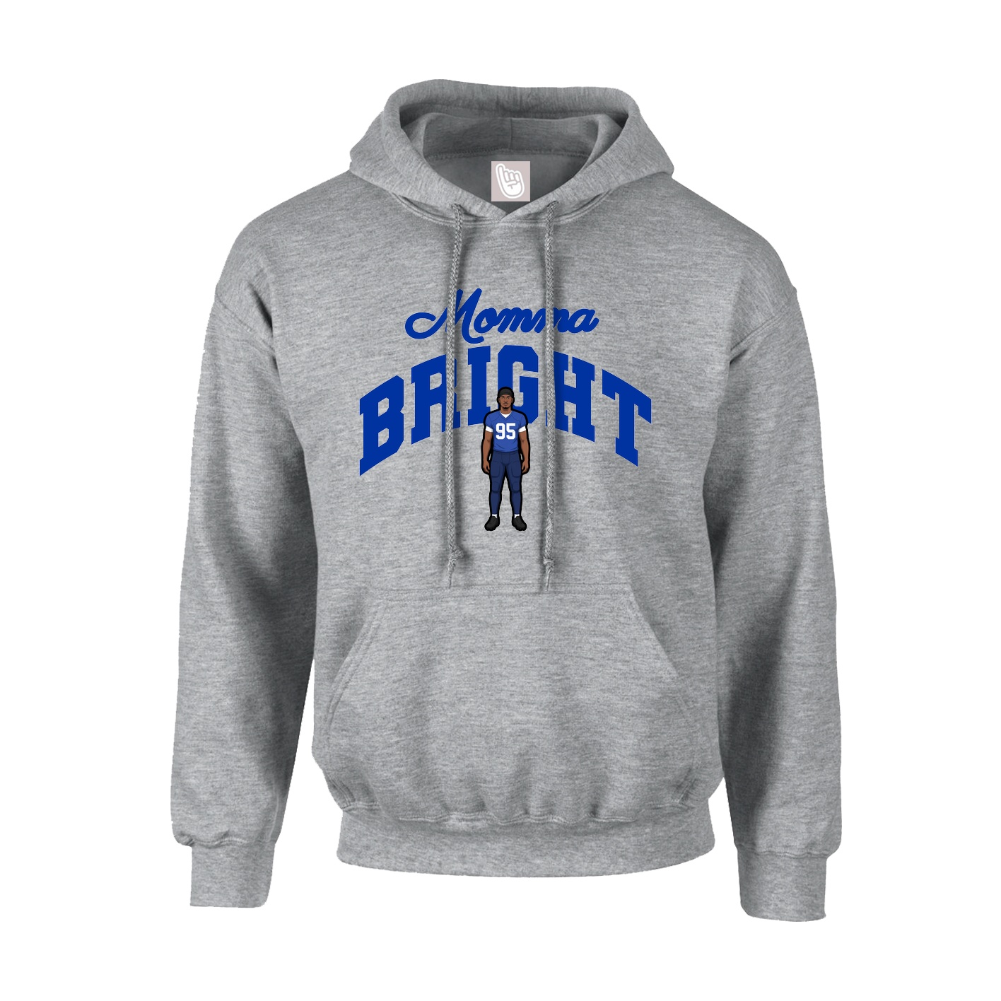 Hoodie — Mothers Day Arch in Grey
