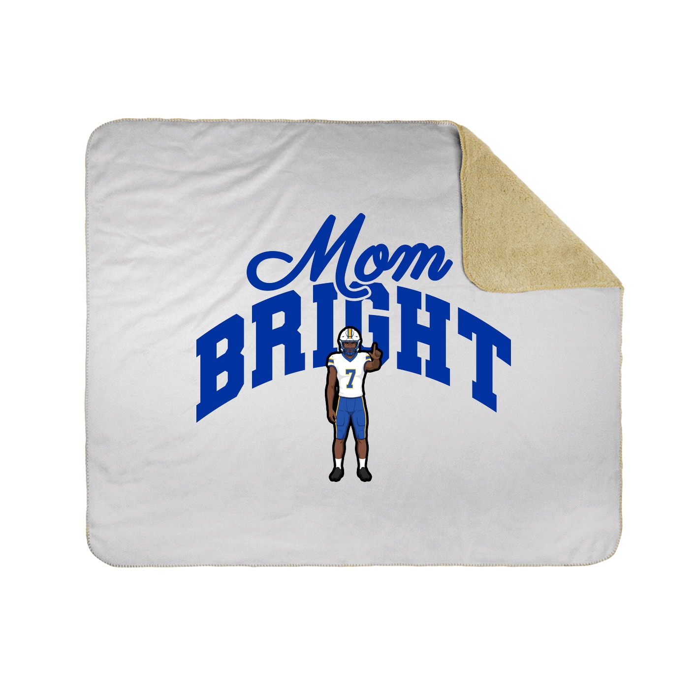 Throw Blanket — Mothers Day Arch in White