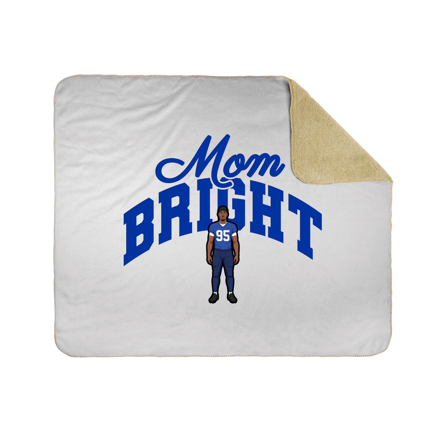 Throw Blanket — Mothers Day Arch in White