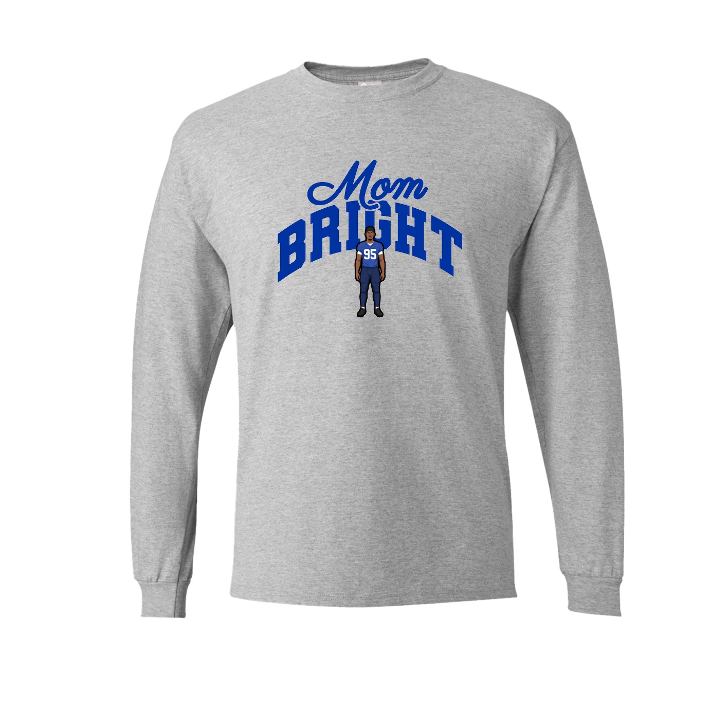 Long Sleeve Tee — Mothers Day Arch in Grey