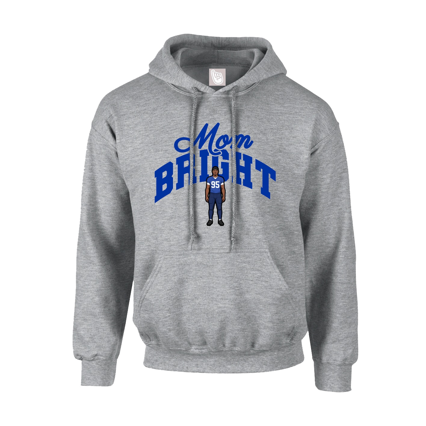 Hoodie — Mothers Day Arch in Grey