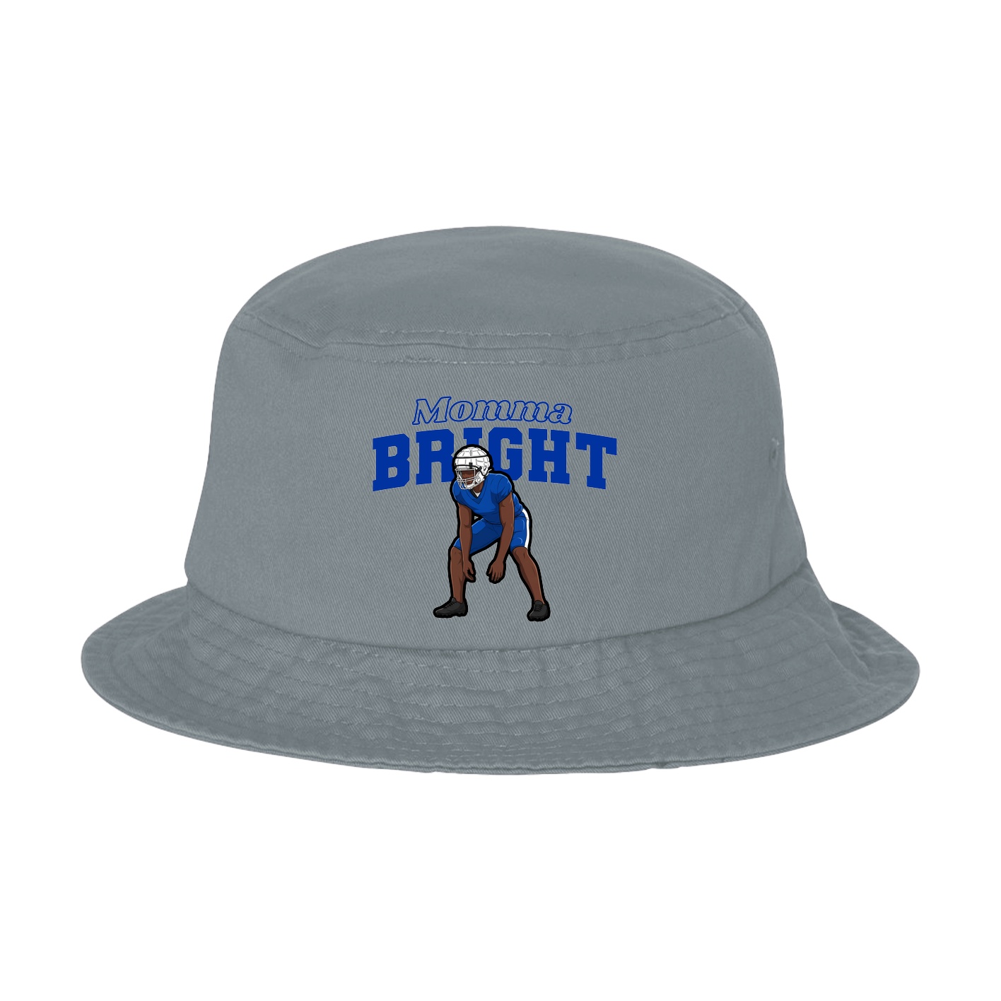 Bucket Cap — Mothers Day Block in Grey