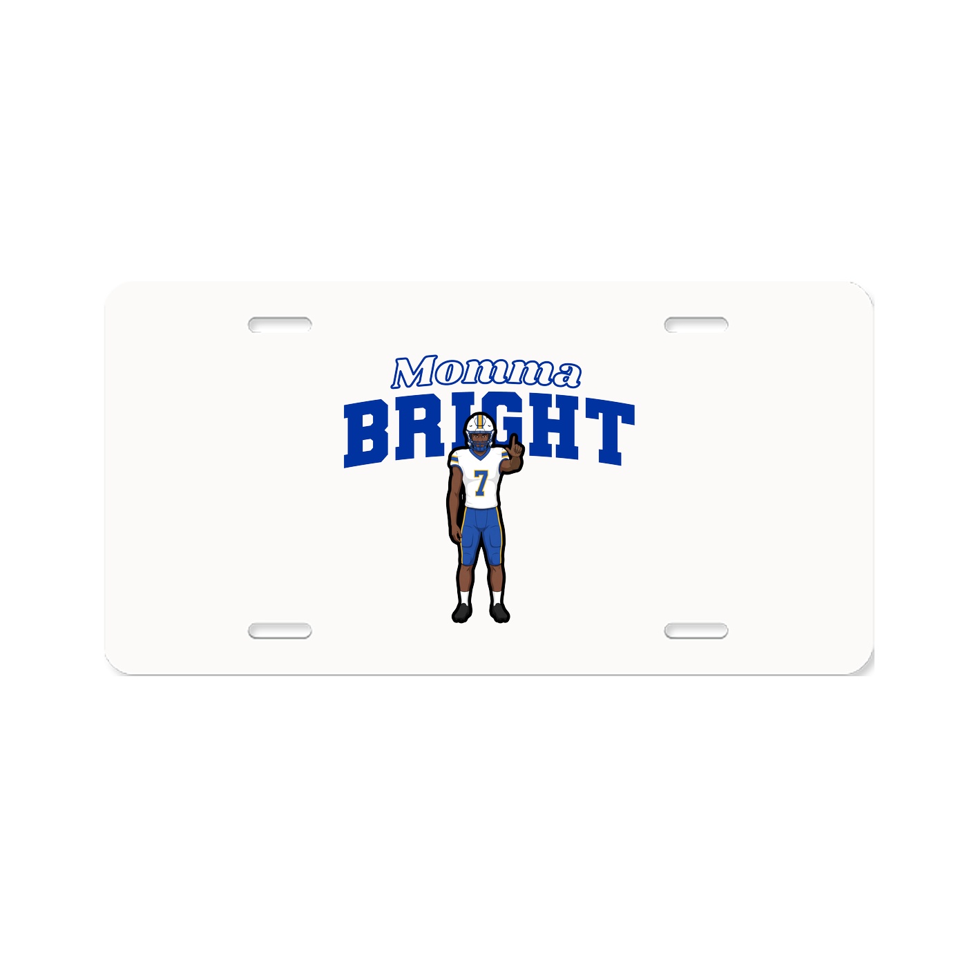 License Plate — Mothers Day Block in Classic