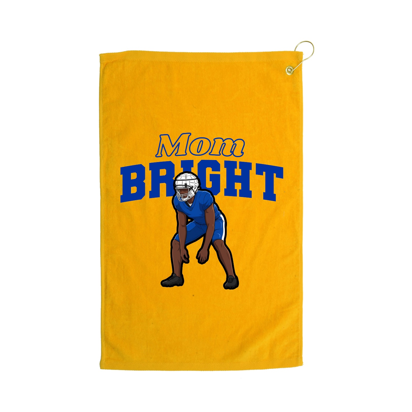 Golf Towel — Mothers Day Block in Gold