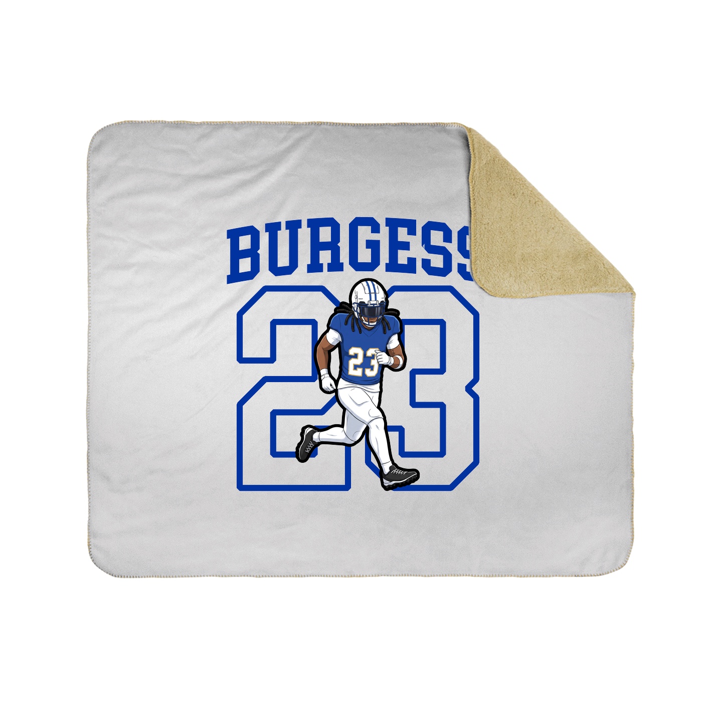 50x60 Sherpa Lined Throw Blanket