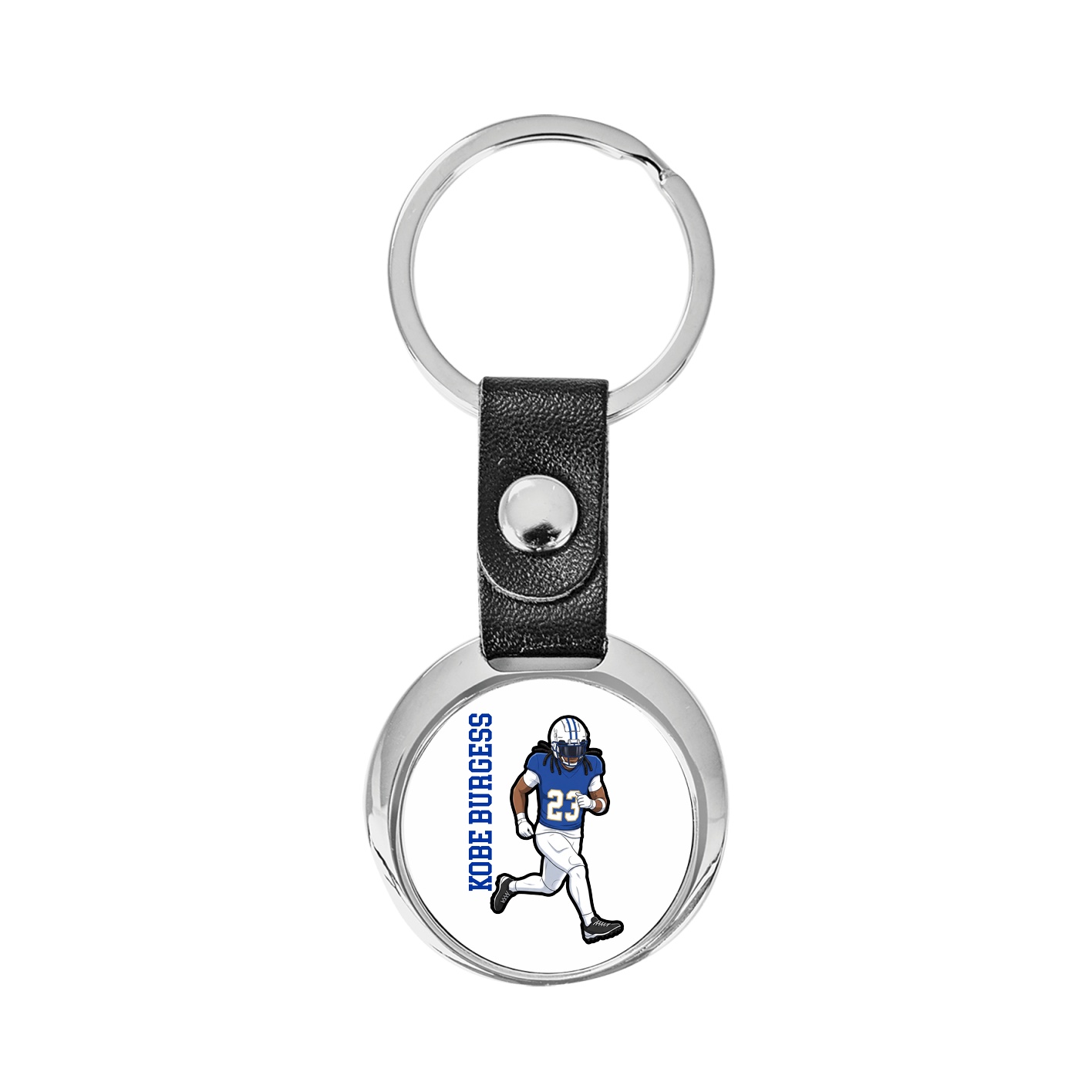 Key Chain — Name Vertical in Classic