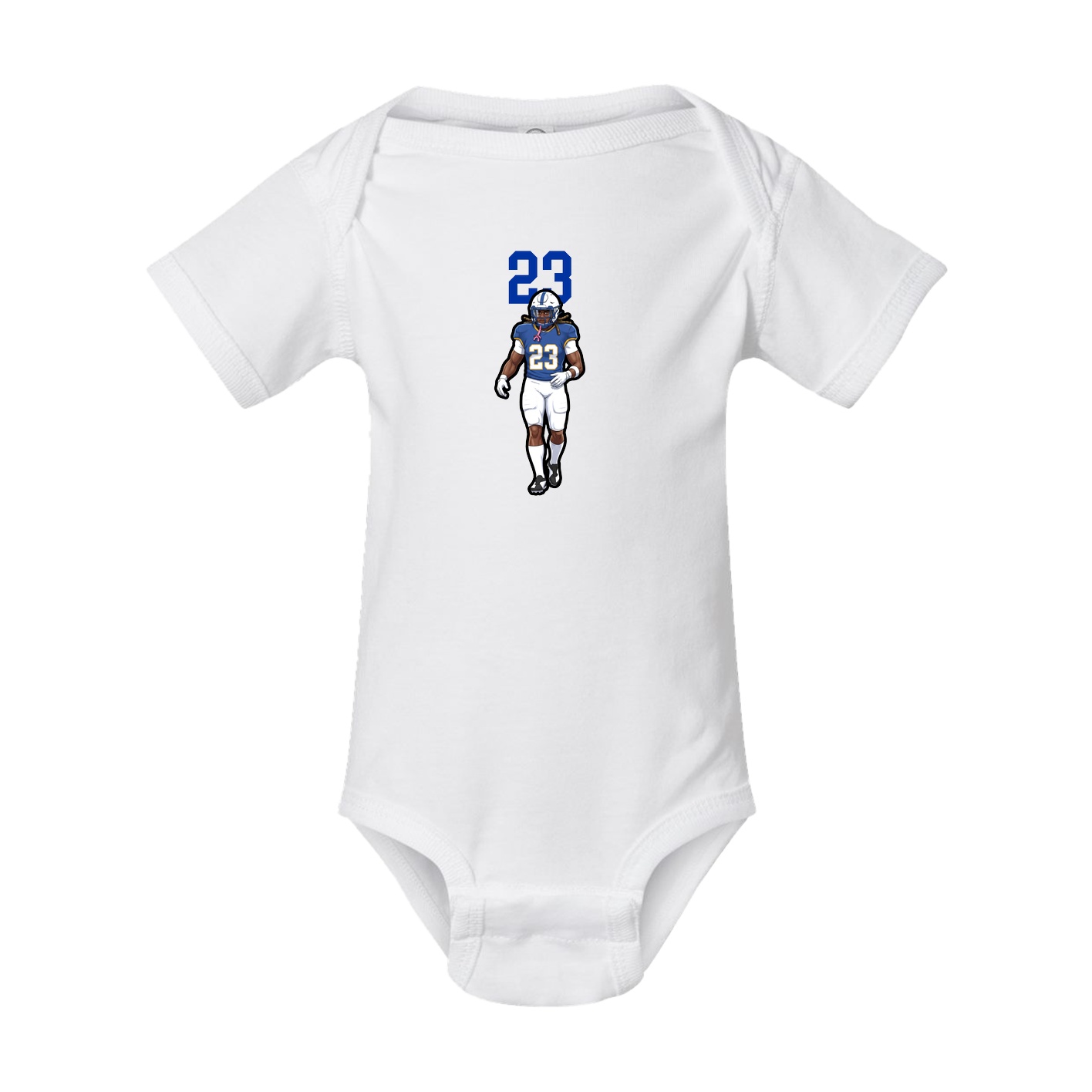 Baby Onesie — Number Top in White