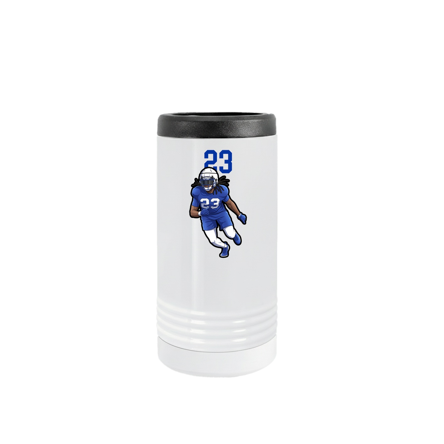Slim Beverage Holder — Number Top in White