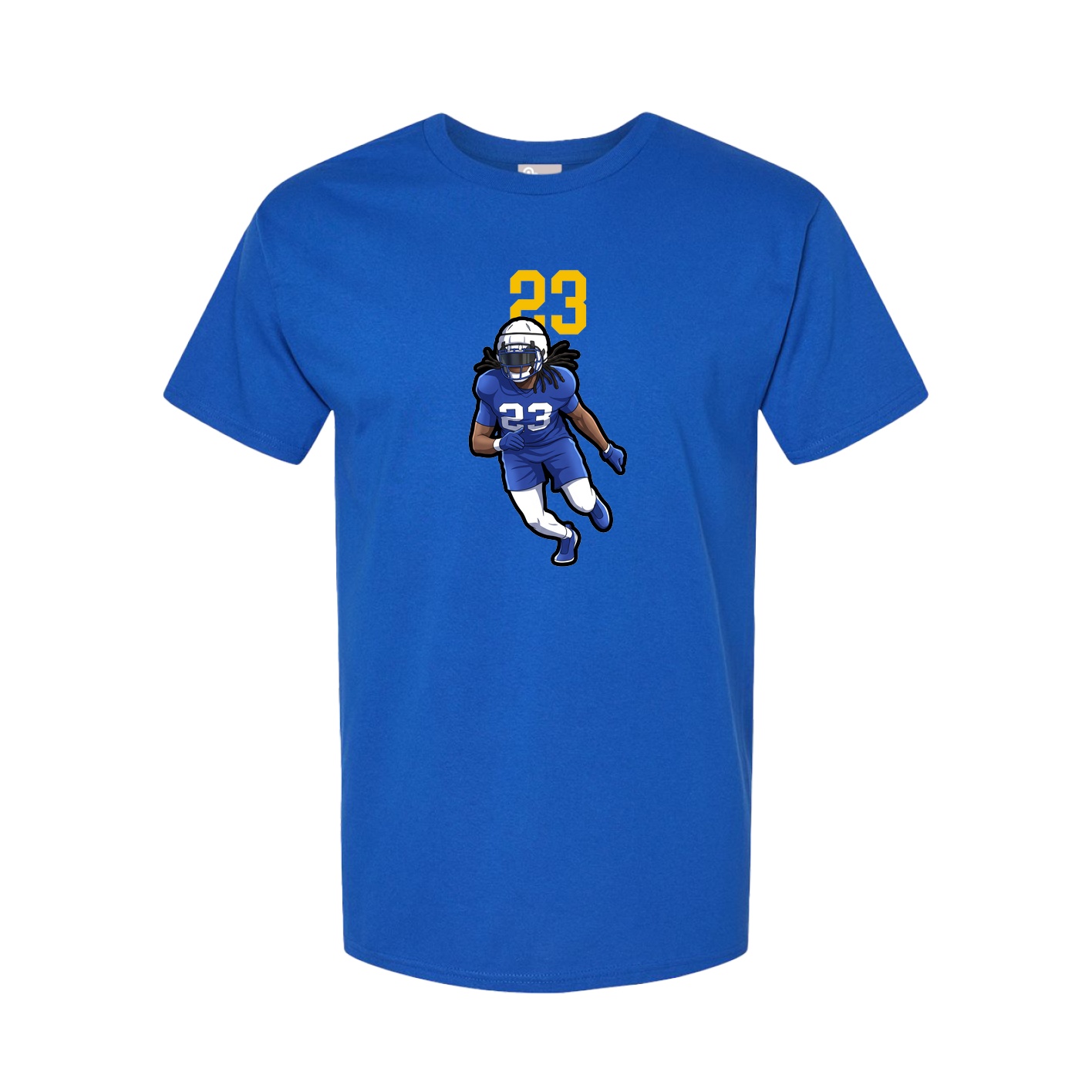 Youth Tee — Number Top in Royal