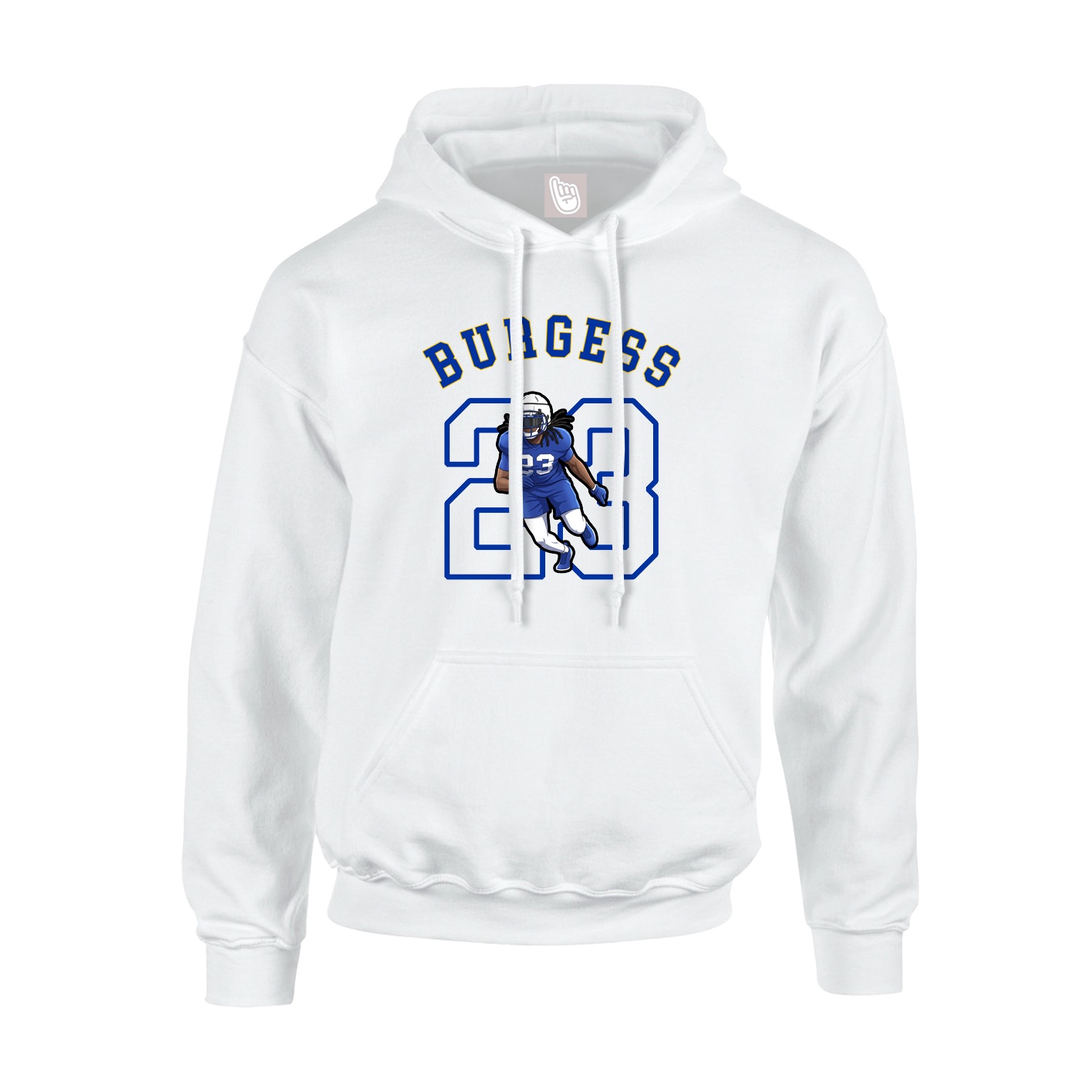 Youth Hoodie — Shirsey Arch in White