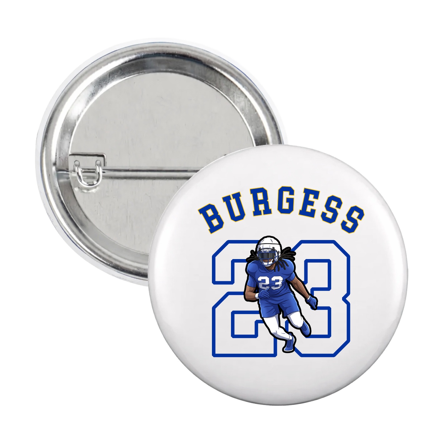 Game Day Button — Shirsey Arch in White