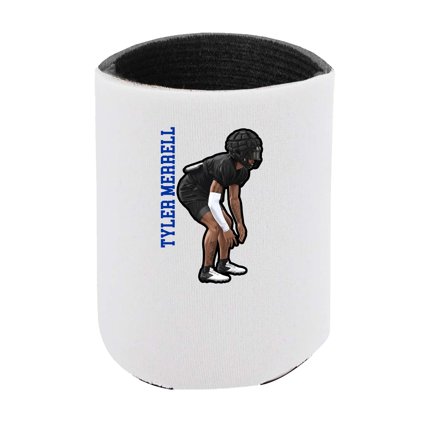 Can Holder — Name Vertical in White