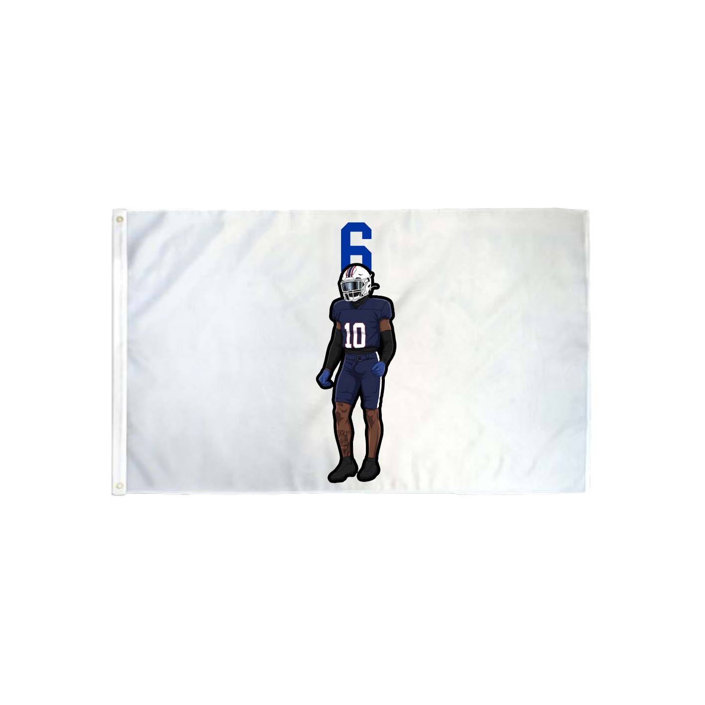 3x5 Flag — Number Top in Classic