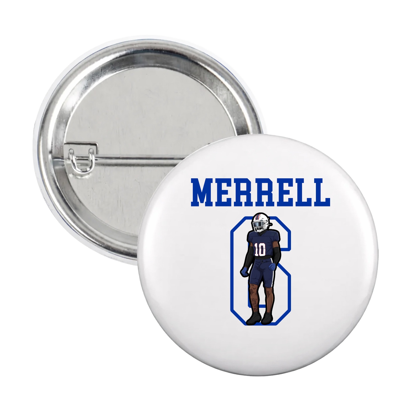 Game Day Button — Shirsey in White