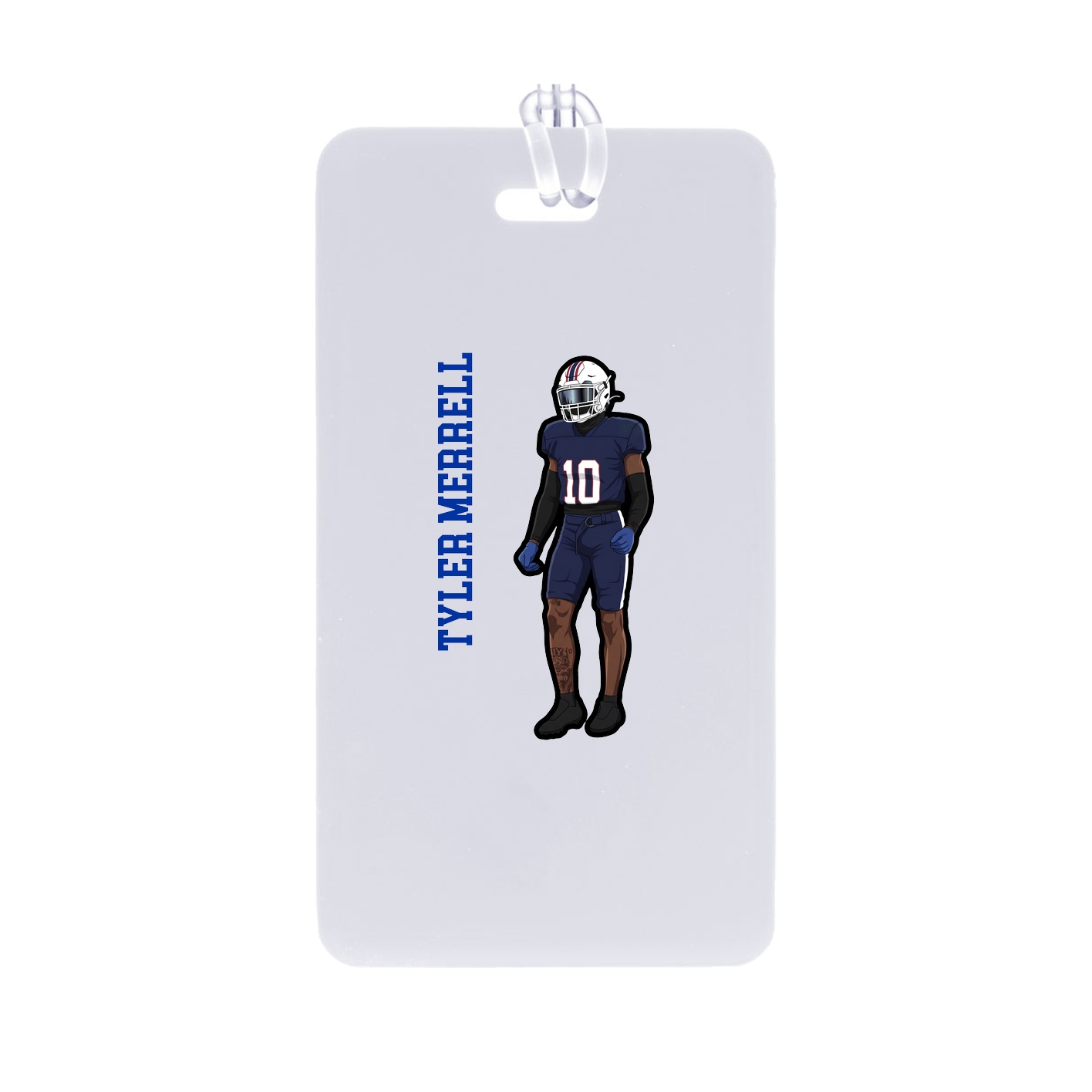 Bag Tag — Name Vertical in Classic