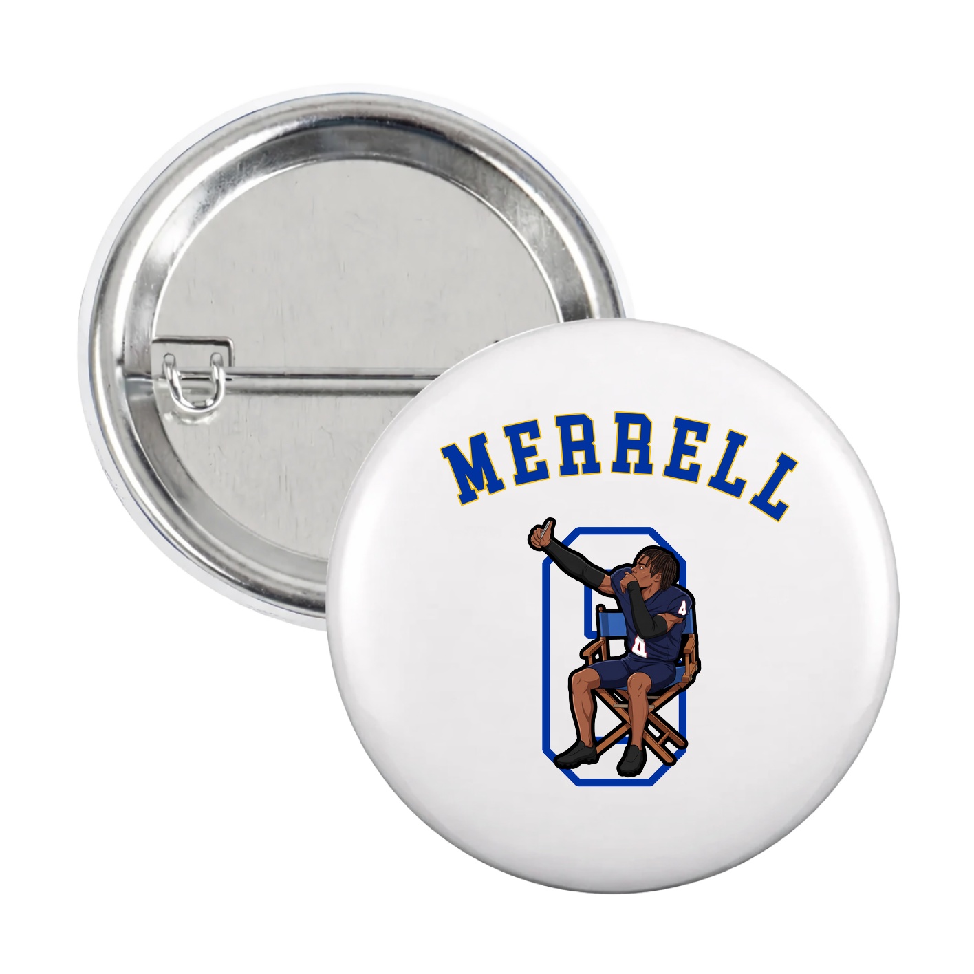 Game Day Button — Shirsey Arch in White
