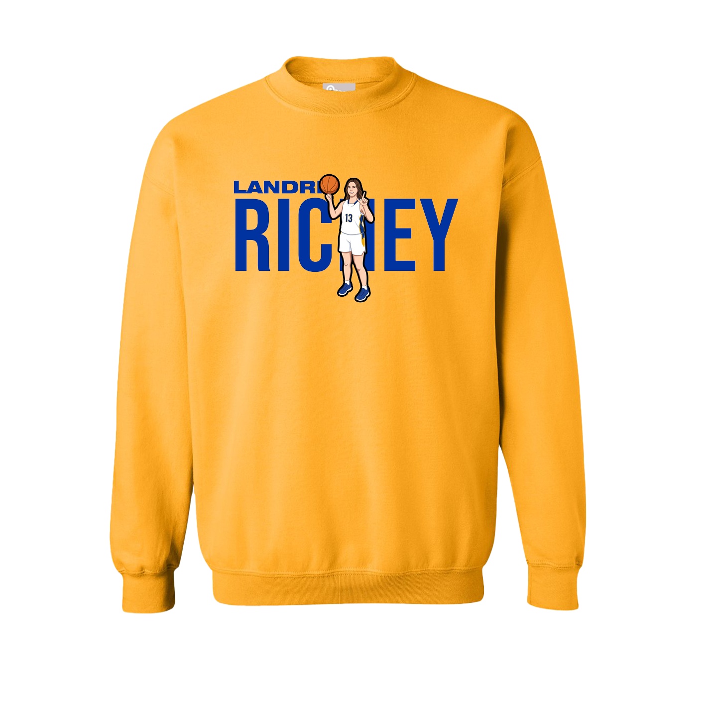 Fleece Crew — Player Name in Gold