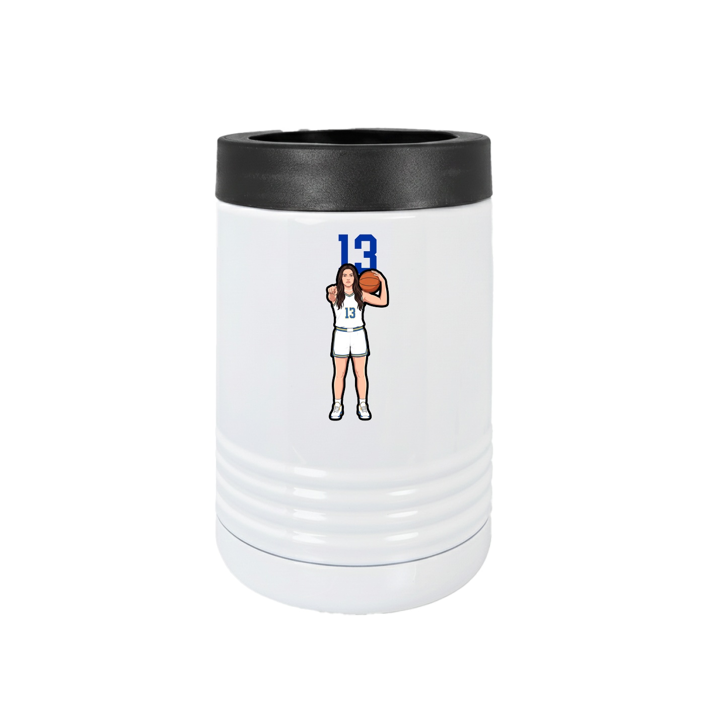 Beverage Holder — Number Top in White