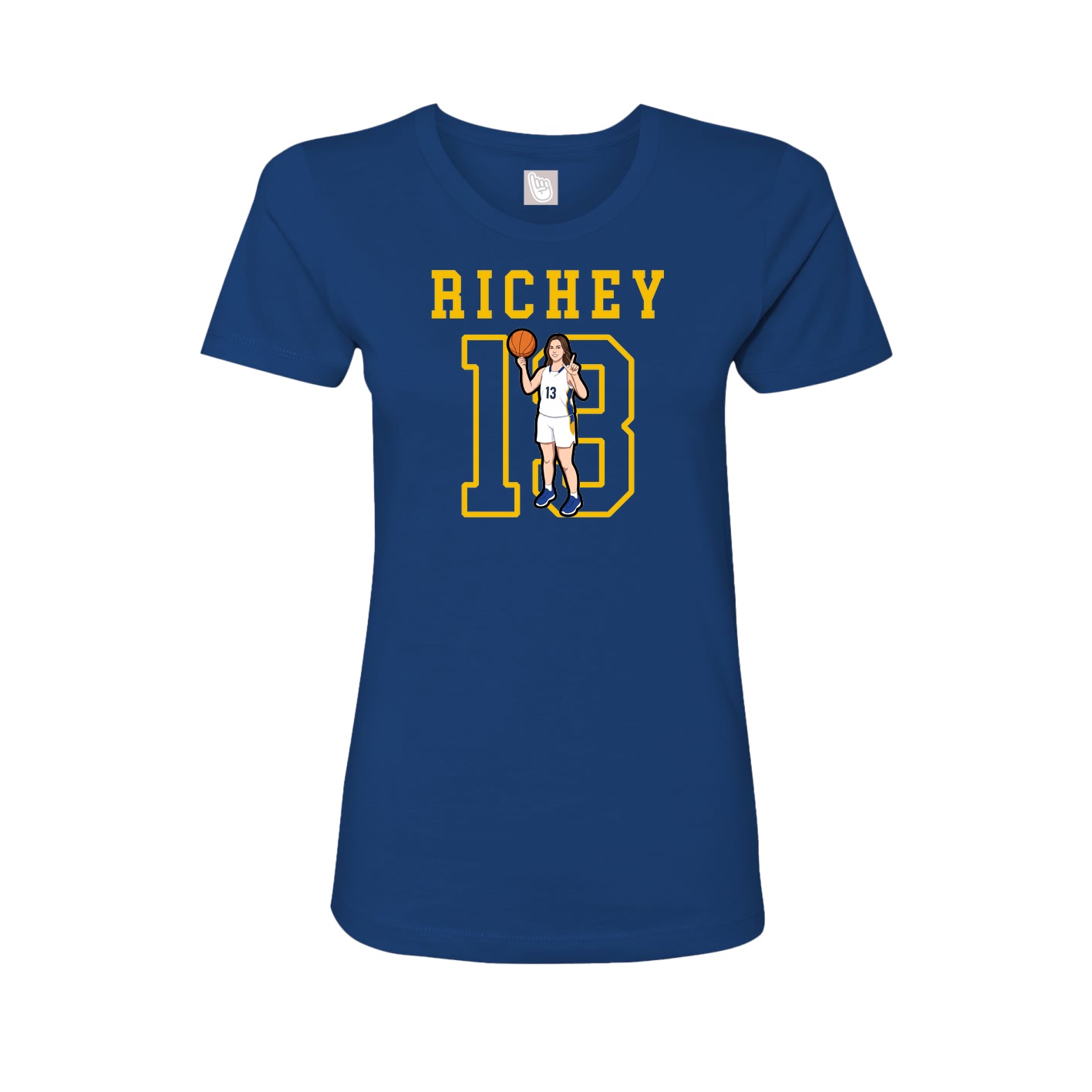 Fitted Women's Tee — Shirsey in Royal