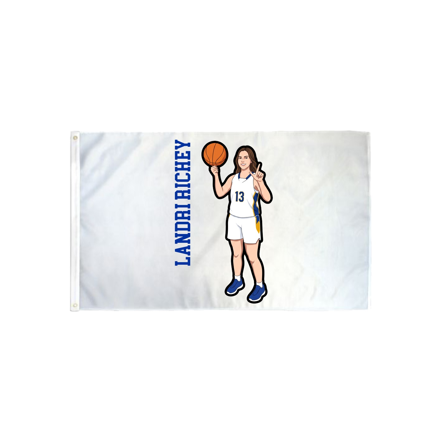 3x5 Flag — Name Vertical in Classic