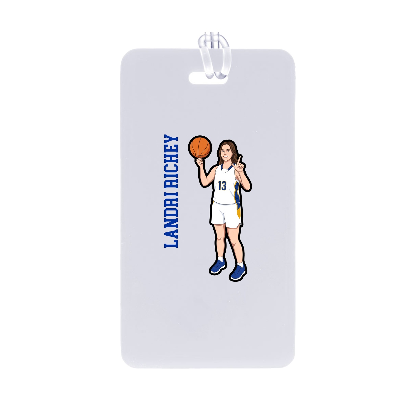 Bag Tag — Name Vertical in Classic