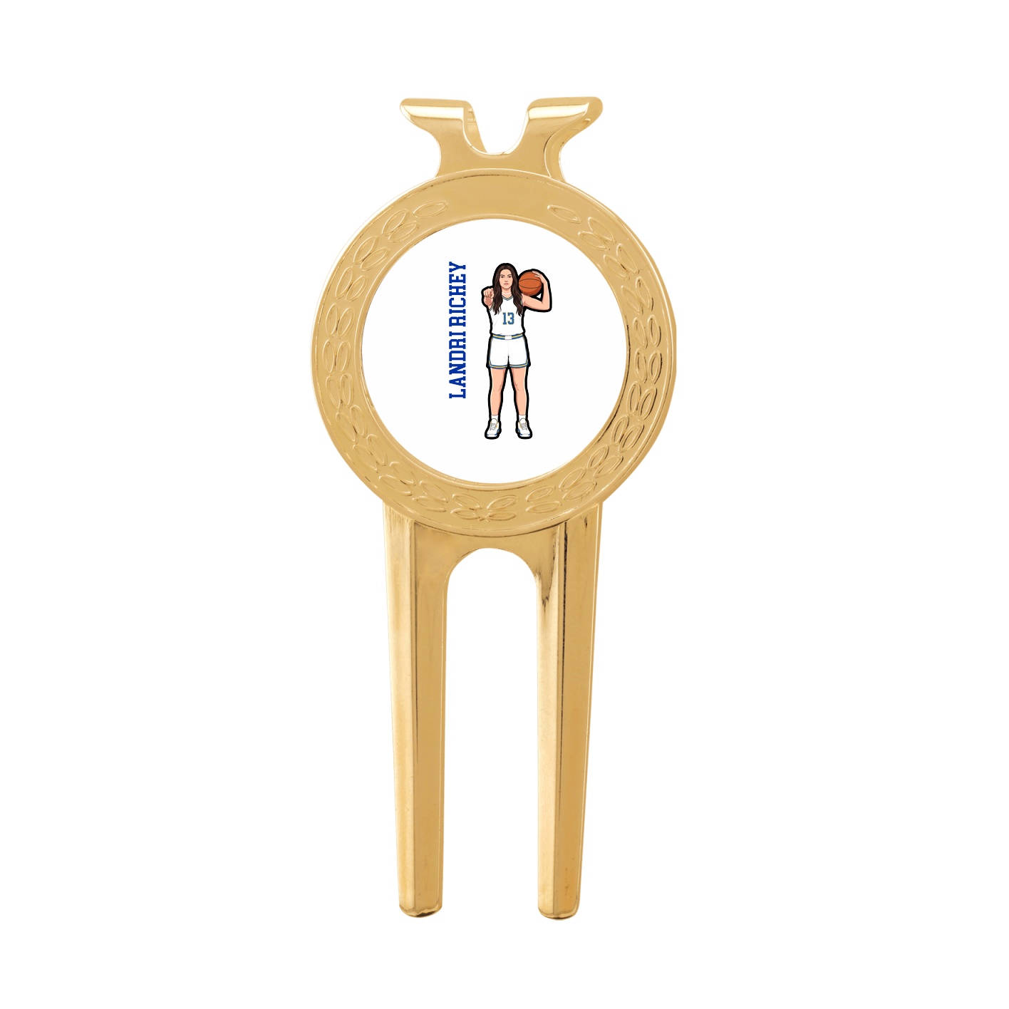 Divot Tool with Ball Marker — Name Vertical in Classic