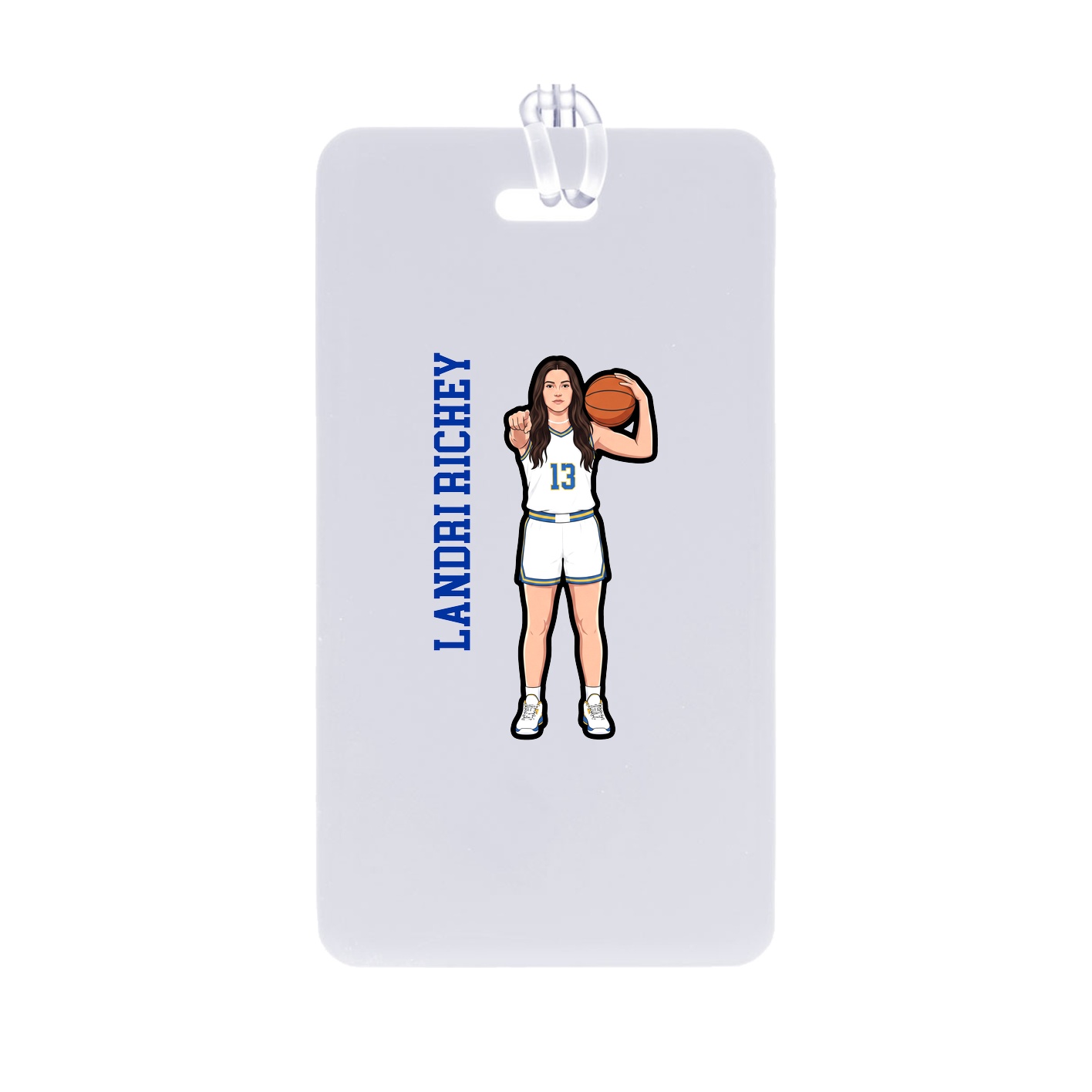 Bag Tag — Name Vertical in Classic