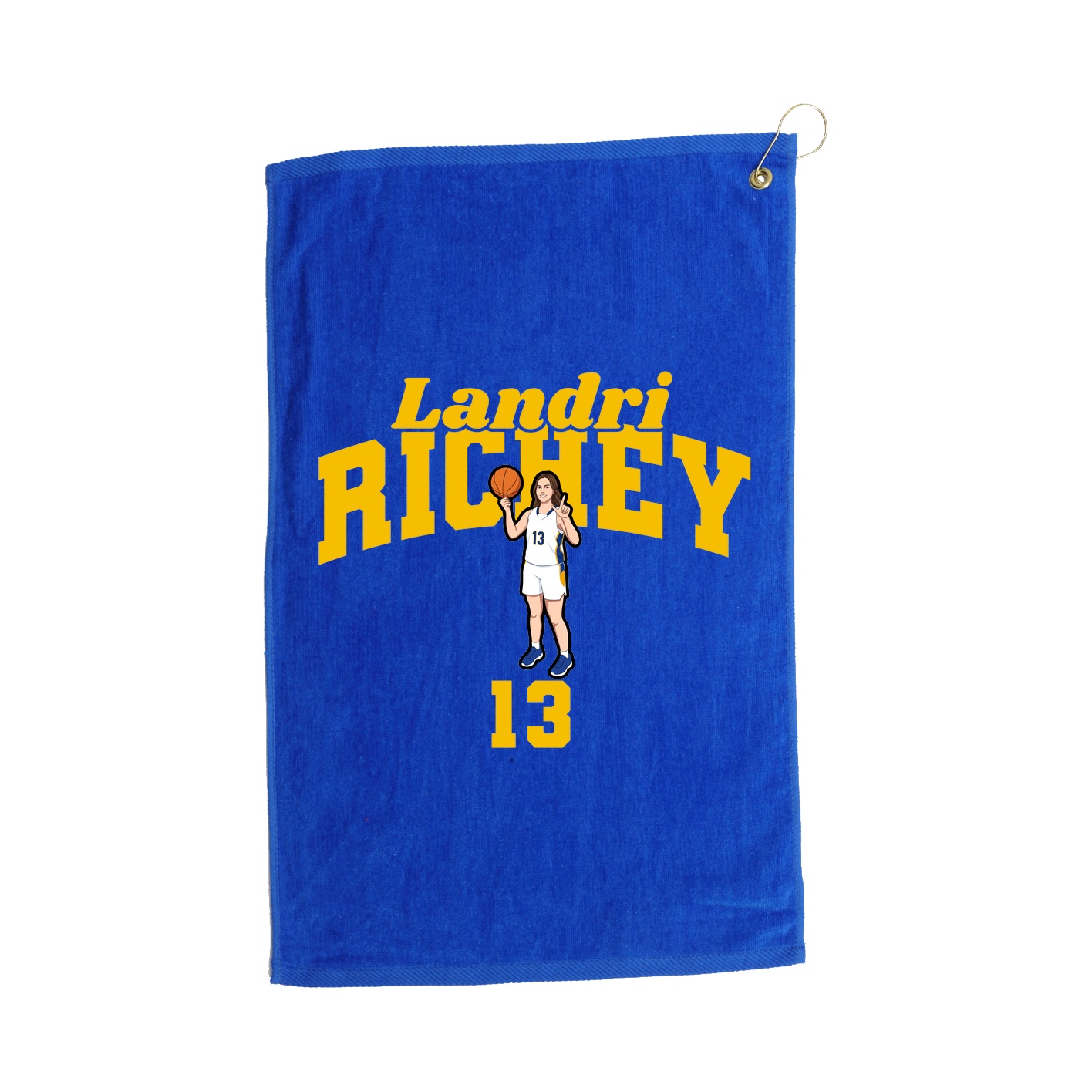 Golf Towel — Signature Arch in Royal