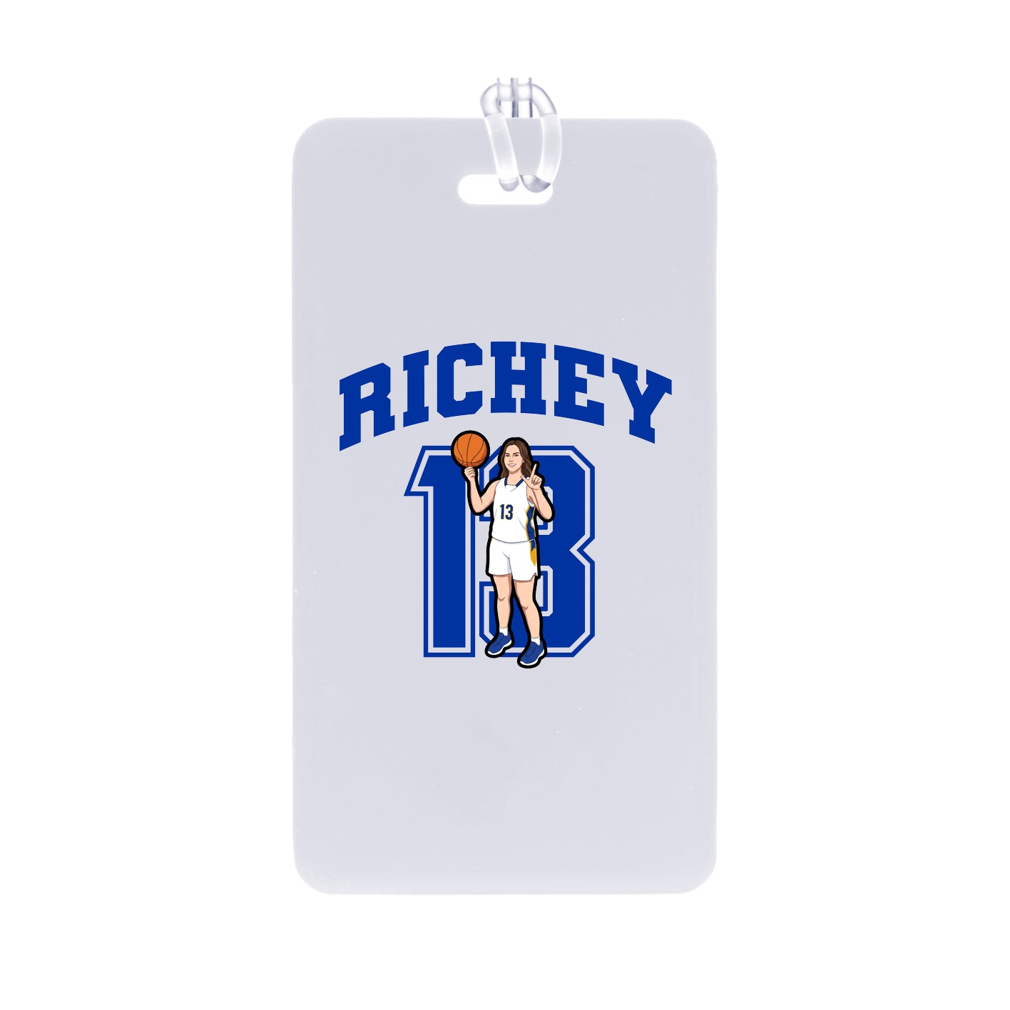 Bag Tag — Number in Classic