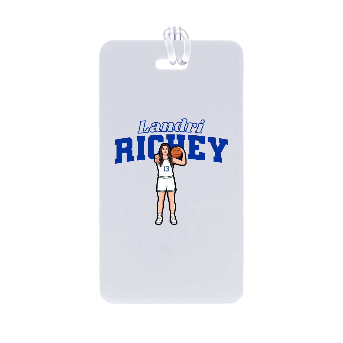 Bag Tag — Name Arch in Classic
