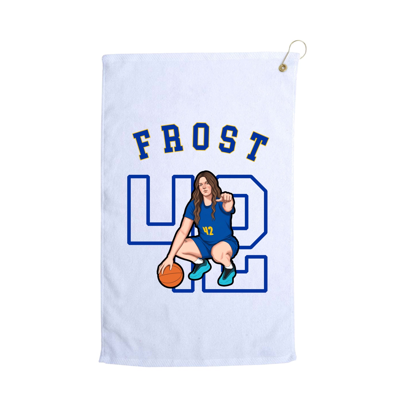 Golf Towel — Shirsey Arch in White