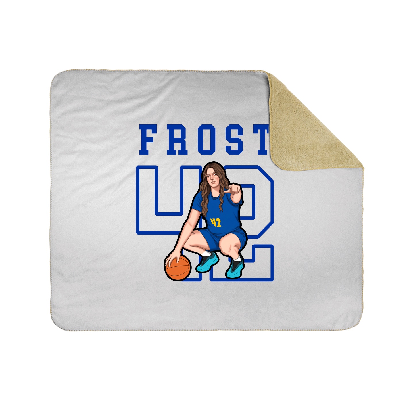 Throw Blanket — Shirsey in White