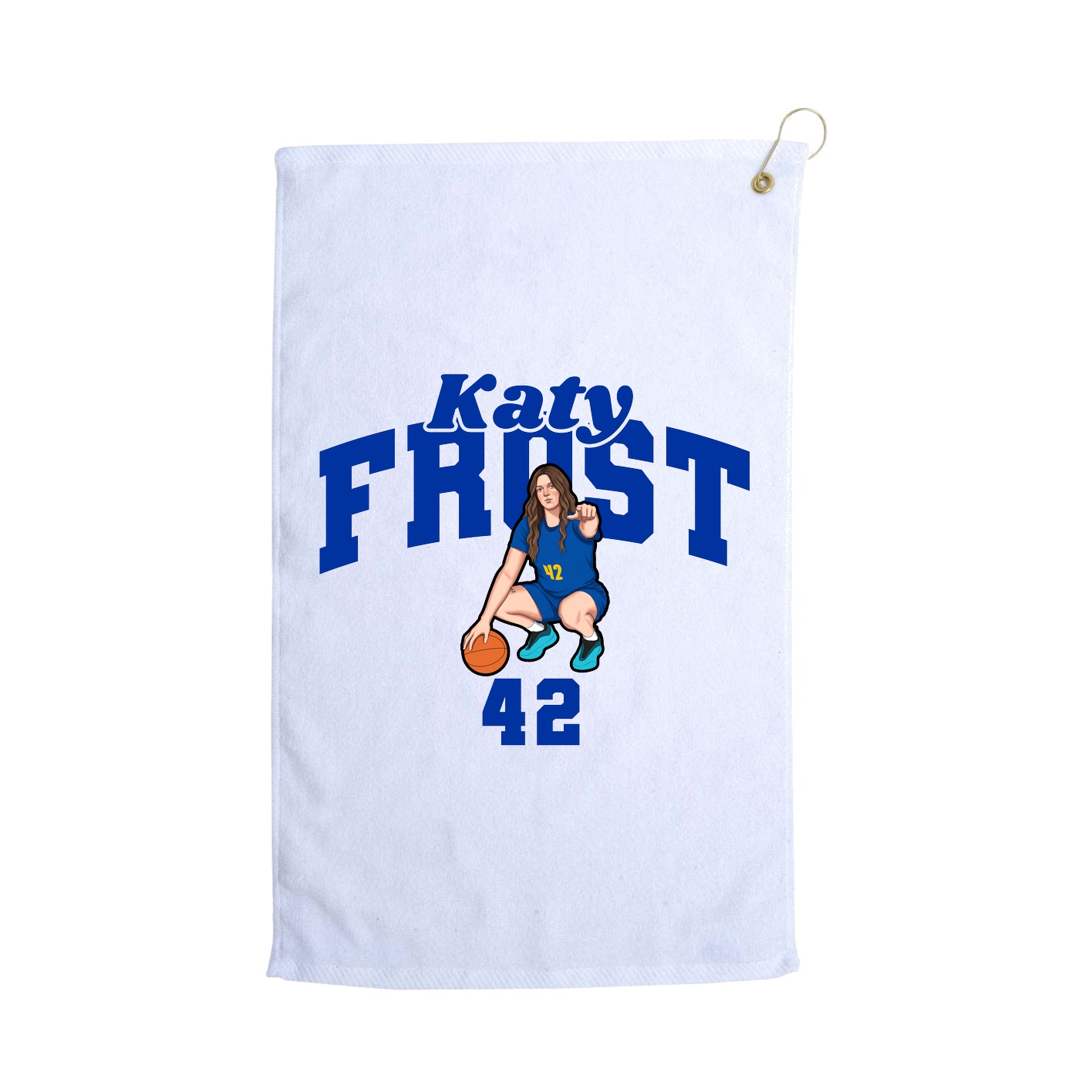 Golf Towel — Signature Arch in White