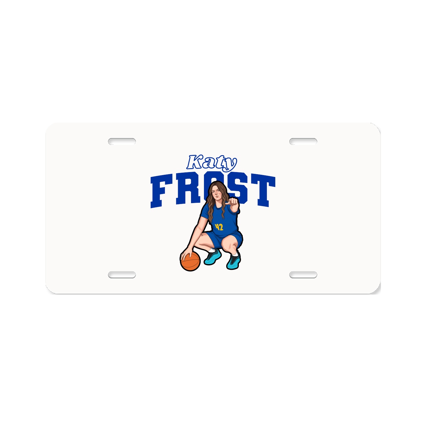 License Plate — Name Arch in Classic