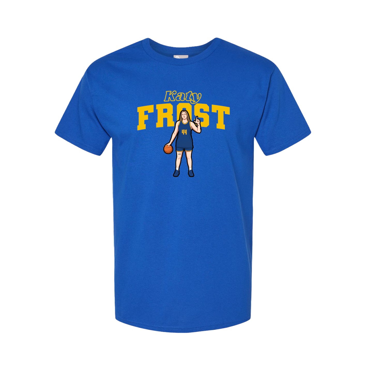 Youth Tee — Name Arch in Royal