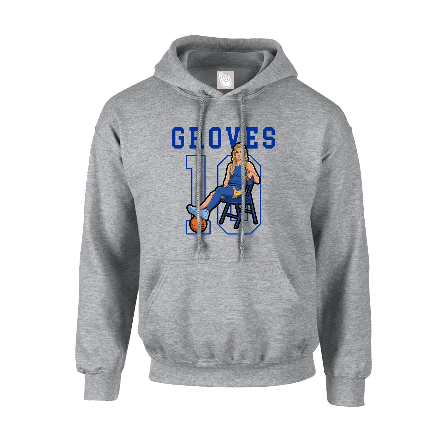 Hoodie — Shirsey in Grey