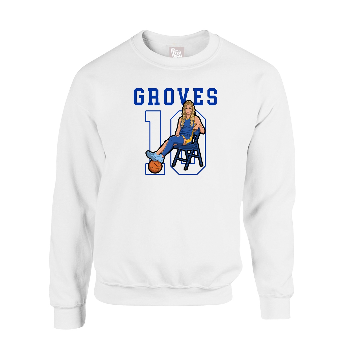 Fleece Crew — Shirsey in White