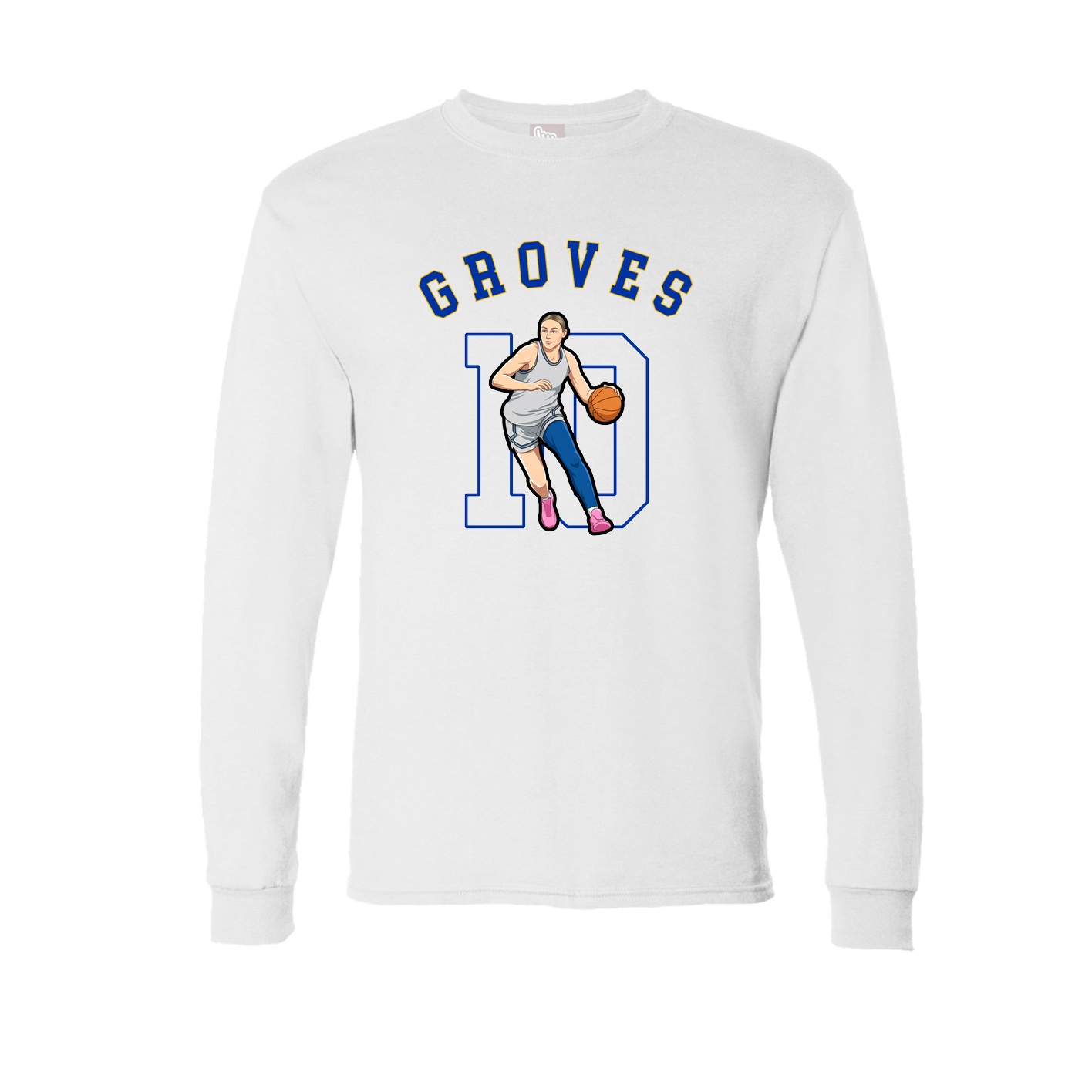 Long Sleeve Tee — Shirsey Arch in White