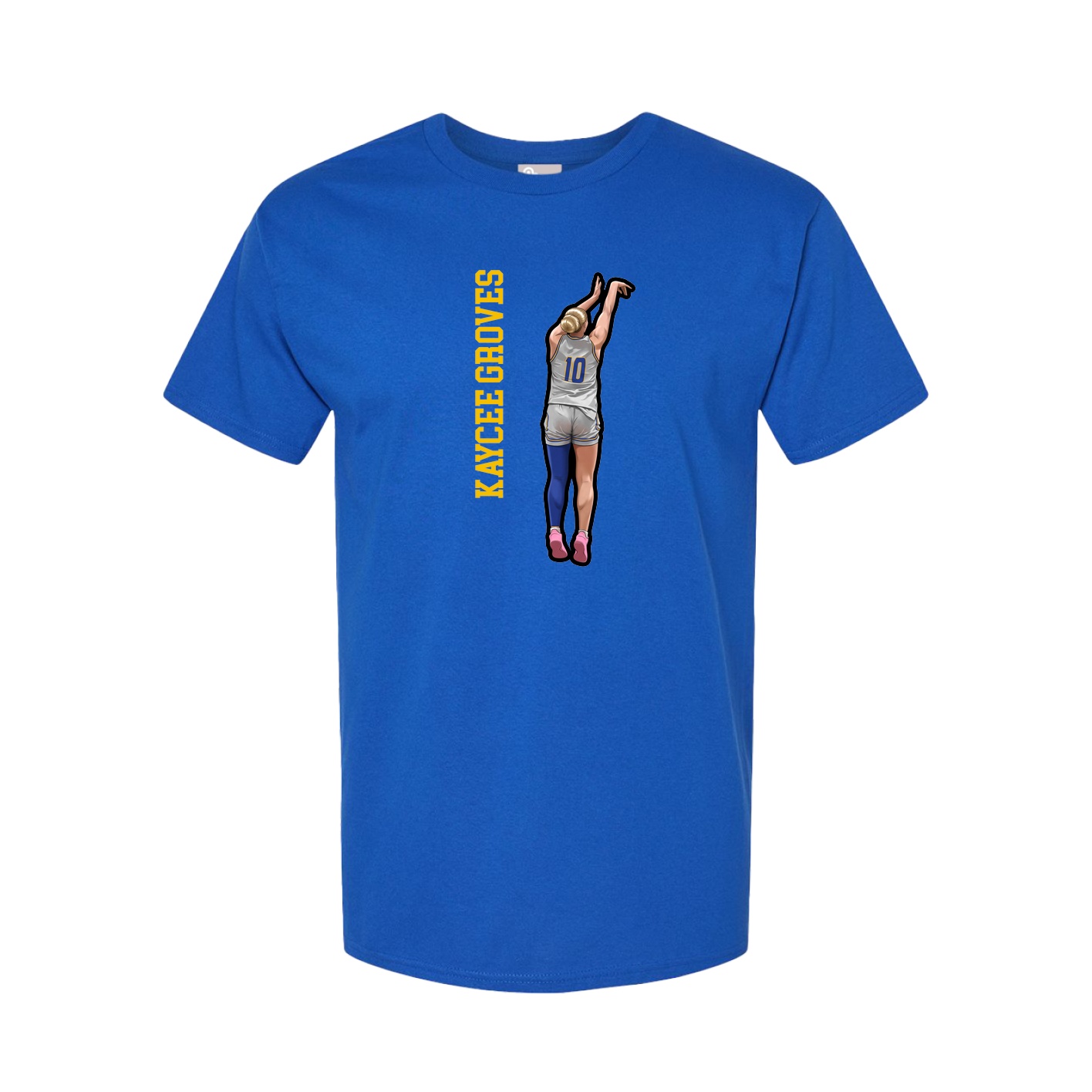 Tee — Name Vertical in Royal