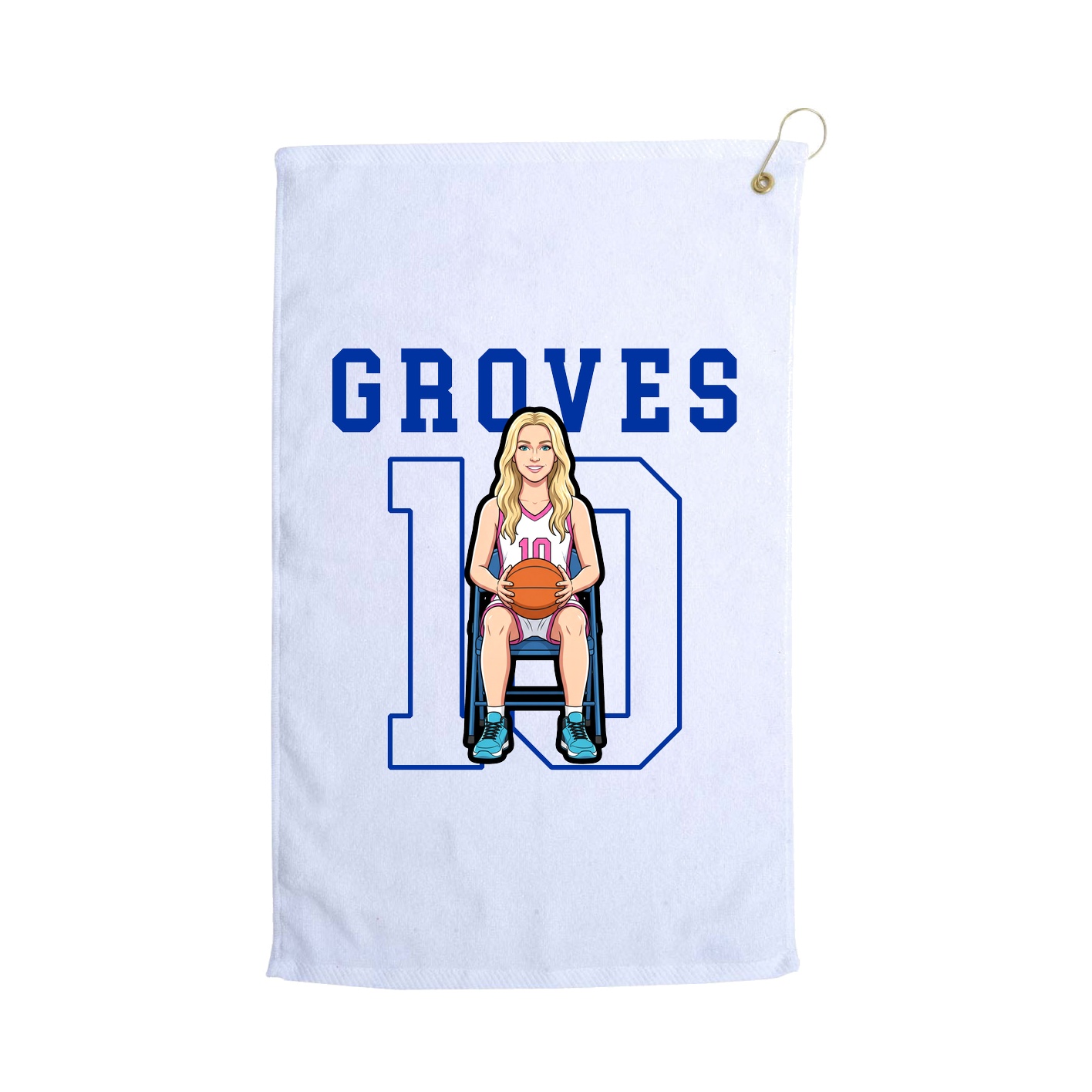 Golf Towel — Shirsey in White