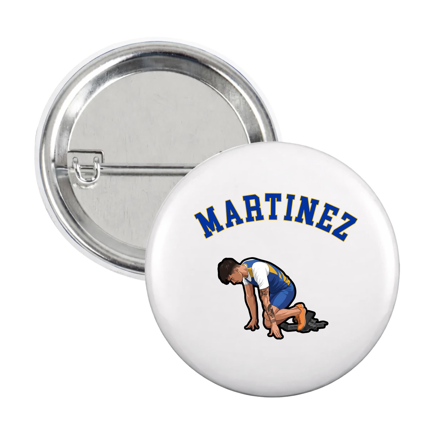 Game Day Button — Shirsey Arch in White