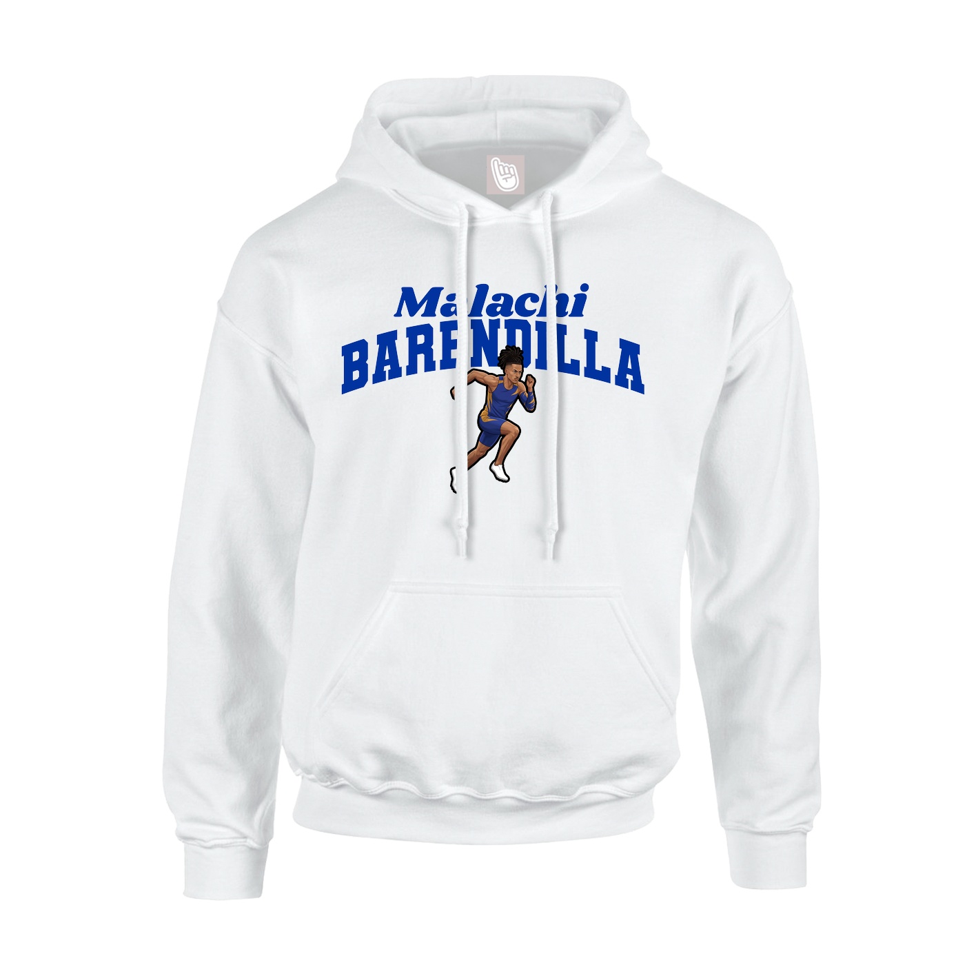 Hoodie — Signature Arch in White