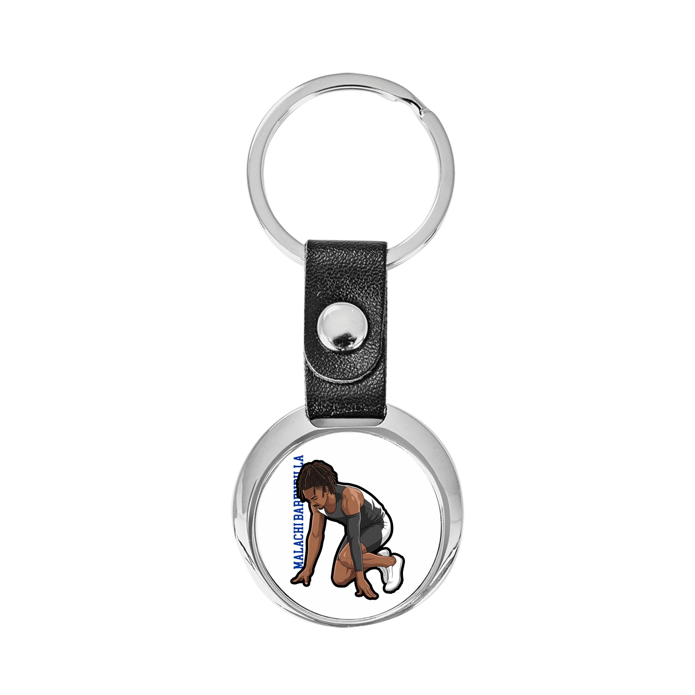 Key Chain — Name Vertical in Classic