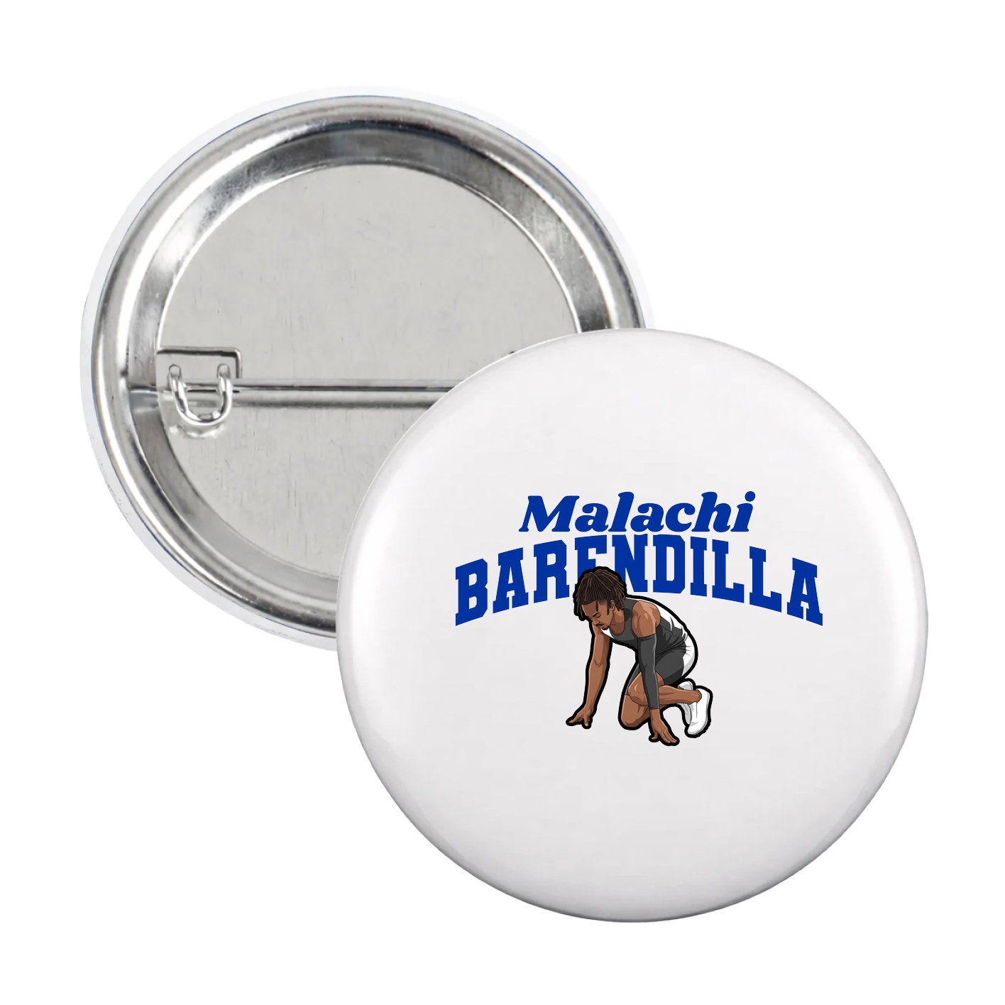 Game Day Button — Signature Arch in White