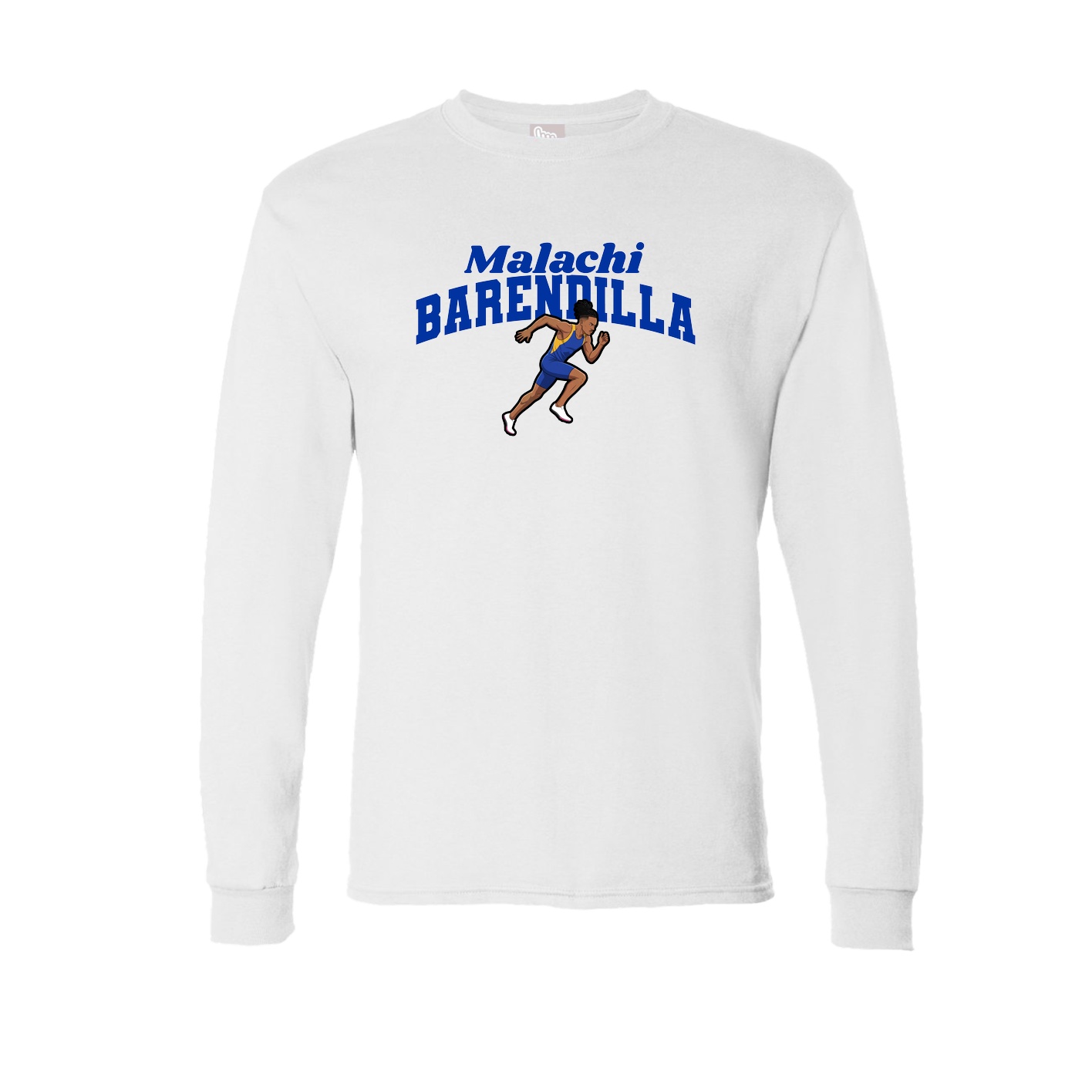 Long Sleeve Tee — Signature Arch in White